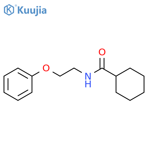 N-(2-Phenoxyethyl)cyclohexanecarboxamide structure