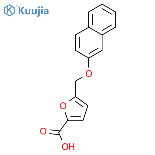 5-(2-Naphthyloxy)methyl-2-furoic Acid structure