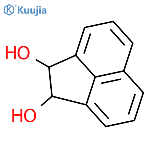 1,2-Acenaphthylenediol,1,2-dihydro-, (1R,2S)-rel- structure