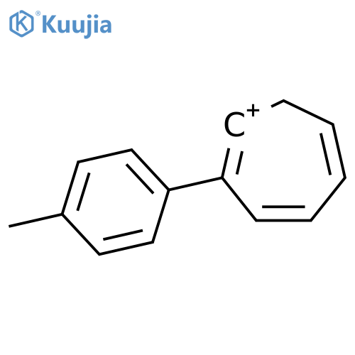Cycloheptatrienylium, (4-methylphenyl)- structure