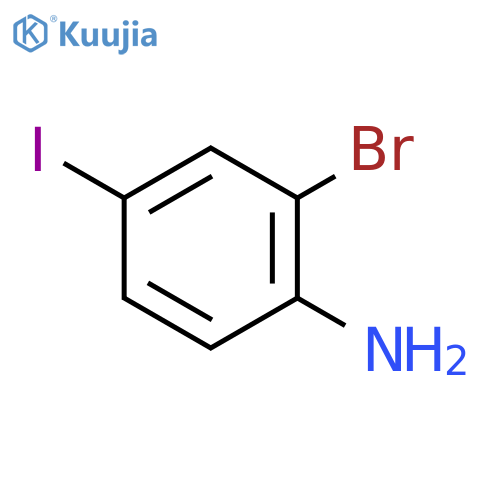 2-Bromo-4-iodoaniline structure