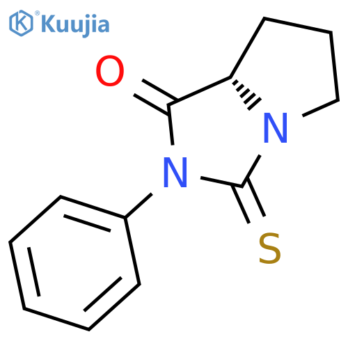 1H-Pyrrolo[1,2-c]imidazol-1-one,hexahydro-2-phenyl-3-thioxo-, (7aS)- structure