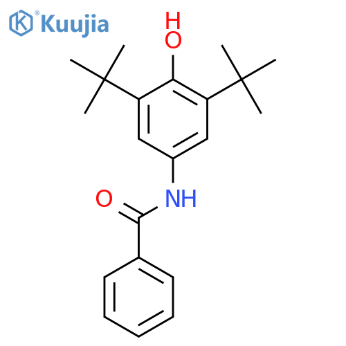 Benzamide, N-[3,5-bis(1,1-dimethylethyl)-4-hydroxyphenyl]- structure
