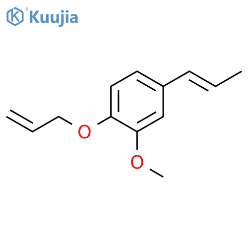 2-Methoxy-4-(prop-1-en-1-yl)-1-[(prop-2-en-1-yl)oxy]benzene structure