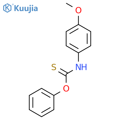 Carbamothioic acid, (4-methoxyphenyl)-, O-phenyl ester structure