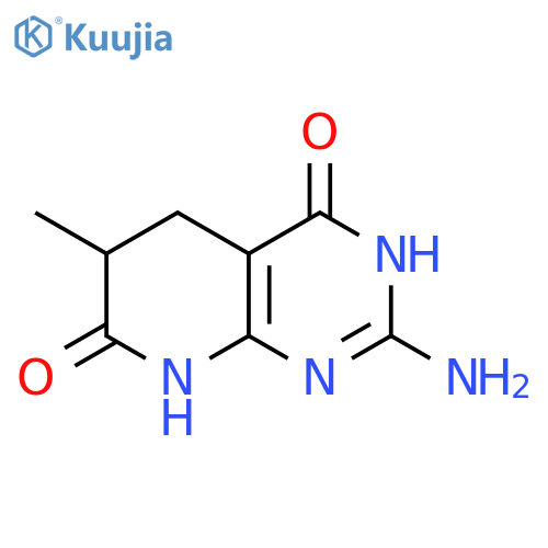 Pyrido[2,3-d]pyrimidine-4,7(3H,6H)-dione, 2-amino-5,8-dihydro-6-methyl- structure