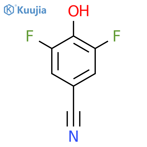 3,5-Difluoro-4-hydroxybenzonitrile structure