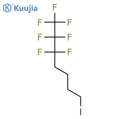 1,1,1,2,2,3,3-Heptafluoro-7-iodoheptane, 94% structure