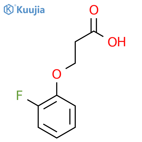 3-(2-Fluorophenoxy)propanoic Acid structure