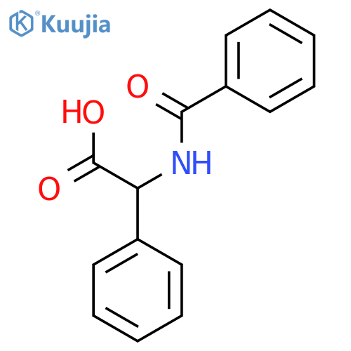 2-phenyl-2-(phenylformamido)acetic acid structure