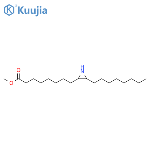2-Aziridineoctanoic acid, 3-octyl-, methyl ester, cis- structure