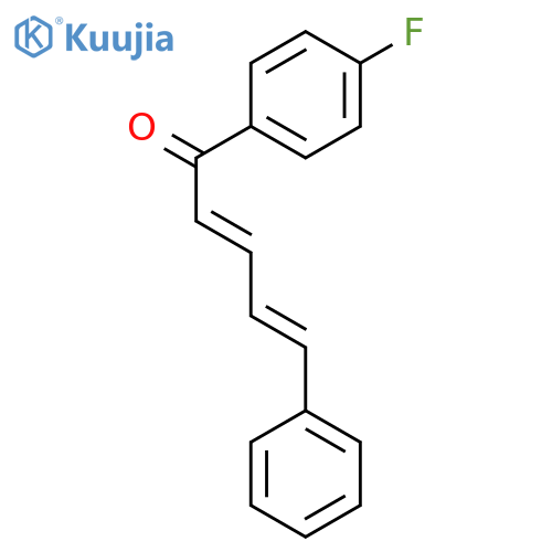 2,4-Pentadien-1-one, 1-(4-fluorophenyl)-5-phenyl-, (2E,4E)- structure