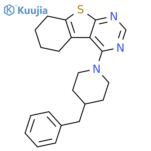 3-(4-benzylpiperidin-1-yl)-8-thia-4,6-diazatricyclo7.4.0.0^{2,7}trideca-1(9),2(7),3,5-tetraene structure