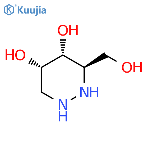 4,5-Pyridazinediol, hexahydro-3-(hydroxymethyl)-, (3R,4R,5S)- (9CI) structure