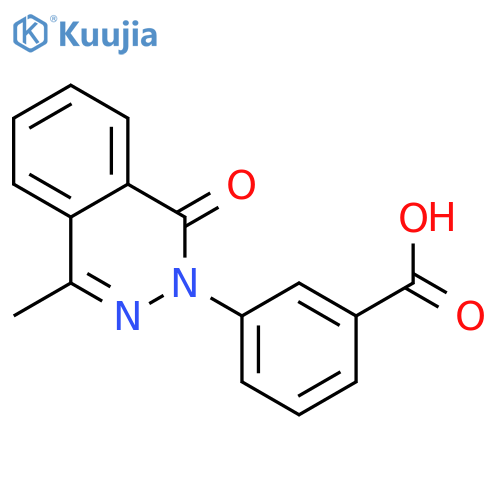 3-(4-Methyl-1-oxophthalazin-2(1H)-yl)benzoic acid structure