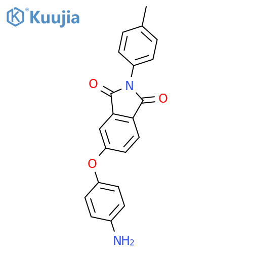 5-(4-aminophenoxy)-2-(4-methylphenyl)-2,3-dihydro-1H-isoindole-1,3-dione structure