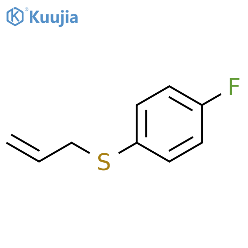 BENZENE, 1-FLUORO-4-(2-PROPENYLTHIO)- structure