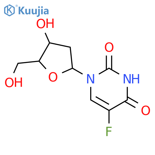 5-Fluoro-1-4-hydroxy-5-(hydroxymethyl)oxolan-2-ylpyrimidine-2,4-dione structure