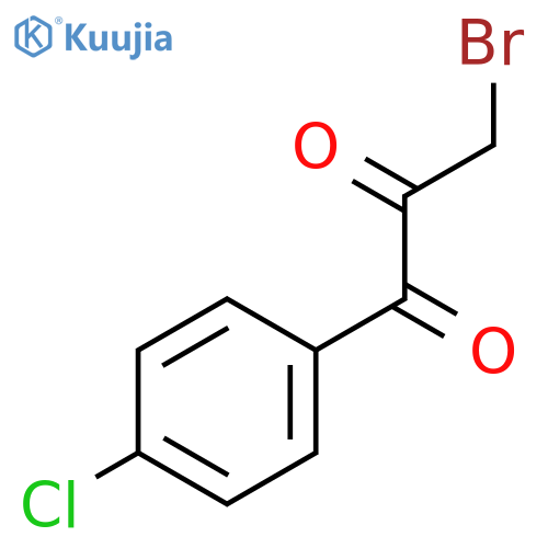 1,2-Propanedione, 3-bromo-1-(4-chlorophenyl)- structure