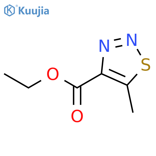 5-Methyl-1,2,3thiadiazole-4-carboxylic acid ethyl ester structure