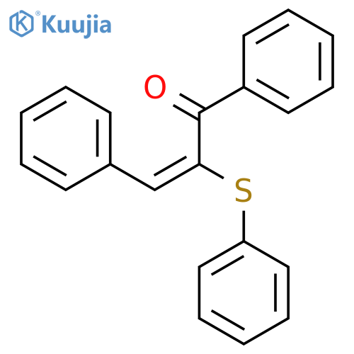 1,3-Diphenyl-2-(phenylsulfanyl)prop-2-en-1-one structure