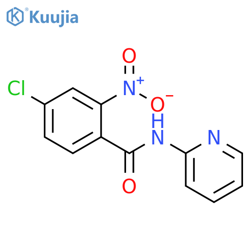 4-chloro-2-nitro-N-(pyridin-2-yl)benzamide structure