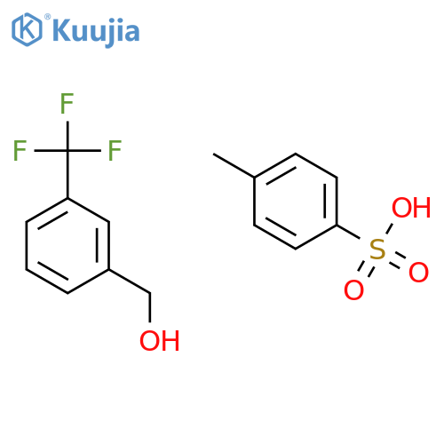 Benzenemethanol, 3-(trifluoromethyl)-, 4-methylbenzenesulfonate structure