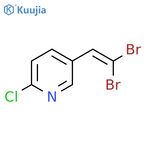 2-Chloro-5-(2,2-dibromovinyl)pyridine structure