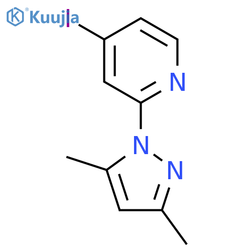 2-(3,5-Dimethyl-1H-pyraZol-1-yl)-4-iodopyridine structure