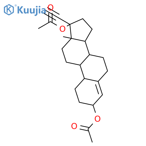 Ethynodiol diacetate structure