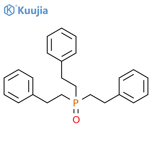 Phosphine oxide, tris(2-phenylethyl)- structure