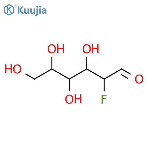 2-Deoxy-2-fluoro-D-glucose structure