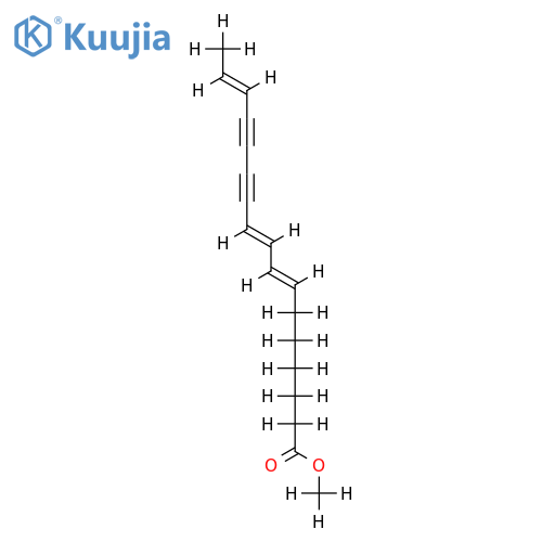 Me ester-(all-E)-7,9,15-Heptadecatriene-11,13-diynoic acid structure