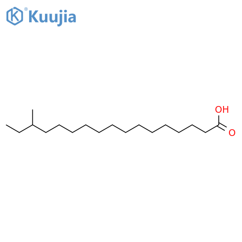 Heptadecanoic acid,15-methyl- structure