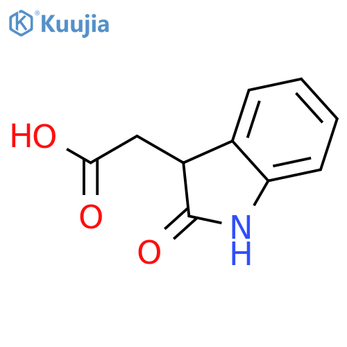 2-(2-oxoindolin-3-yl)acetic acid structure