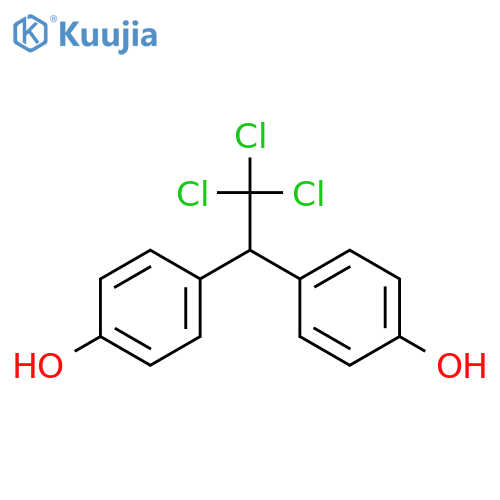 2,2-Bis(4-hydroxyphenyl)-1,1,1-trichloroethane structure