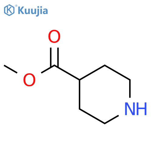Methyl piperidine-4-carboxylate structure