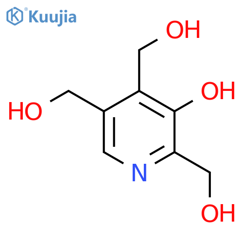 2,4,5-Pyridinetrimethanol,3-hydroxy- structure