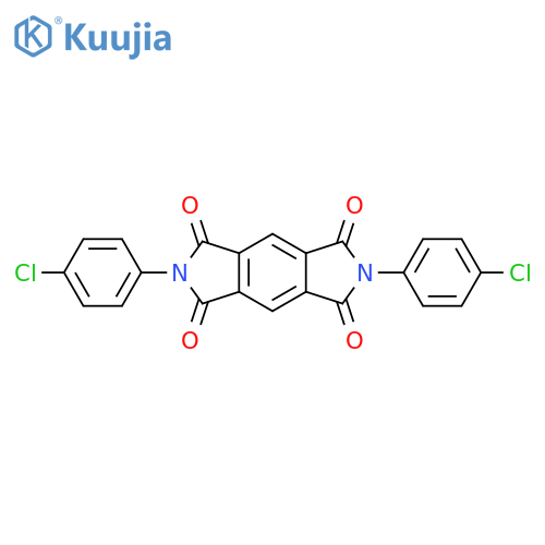 2,6-Bis(4-chlorophenyl)pyrrolo[3,4-f]isoindole-1,3,5,7(2H,6H)-tetrone structure