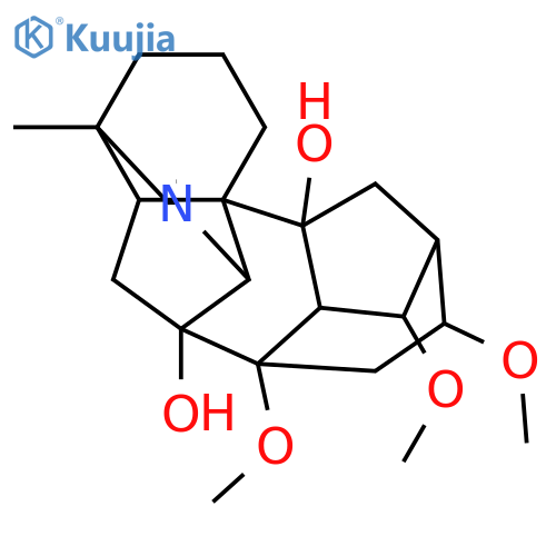 4-Methylaconit-19(N)-ene-7,8,10,14,16-pentol; O8,O14,O16-Tri-Me structure