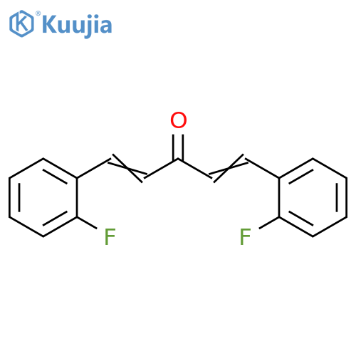 1,4-Pentadien-3-one, 1,5-bis(2-fluorophenyl)- structure