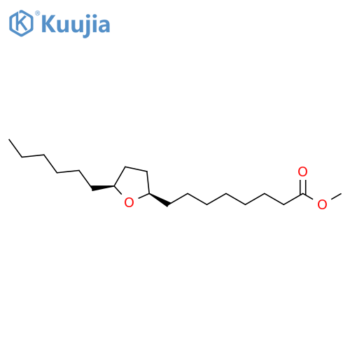 2-Furanoctanoic acid, 5-hexyltetrahydro-, methyl ester, cis- structure