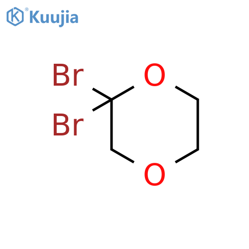 1,4-Dioxane, dibromo- structure