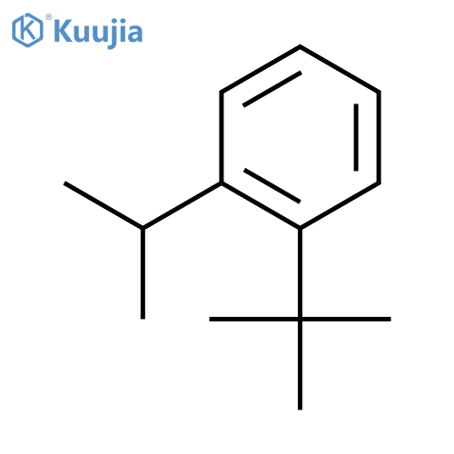 Benzene, (1,1-dimethylethyl)(1-methylethyl)- structure