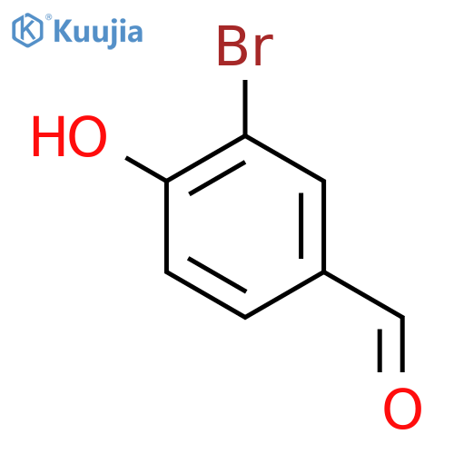 3-Bromo-4-hydroxybenzaldehyde structure