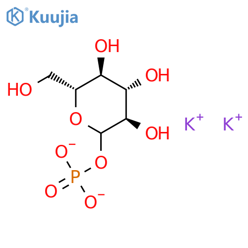 a-D-Glucopyranose, 1-(dihydrogenphosphate), dipotassium salt (9CI) structure