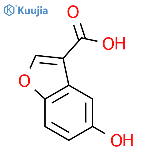 5-hydroxybenzofuran-3-carboxylic acid structure