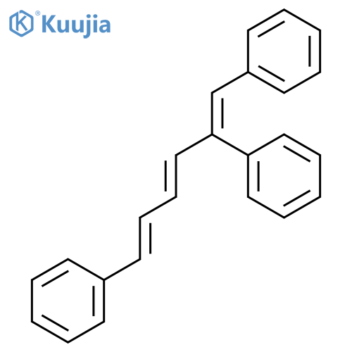Benzene,1,1',1''-(1Z,3Z,5E)-1,3,5-hexatriene-1,2,6-triyltris- (9CI) structure