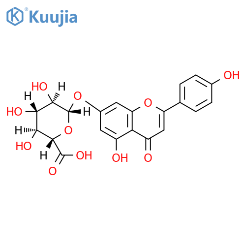 Apigenin 7-glucuronide structure