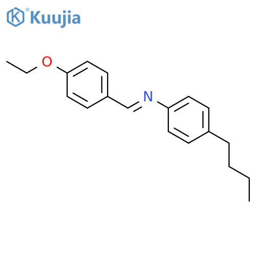 p-Ethoxybenzylidene p-butylaniline structure